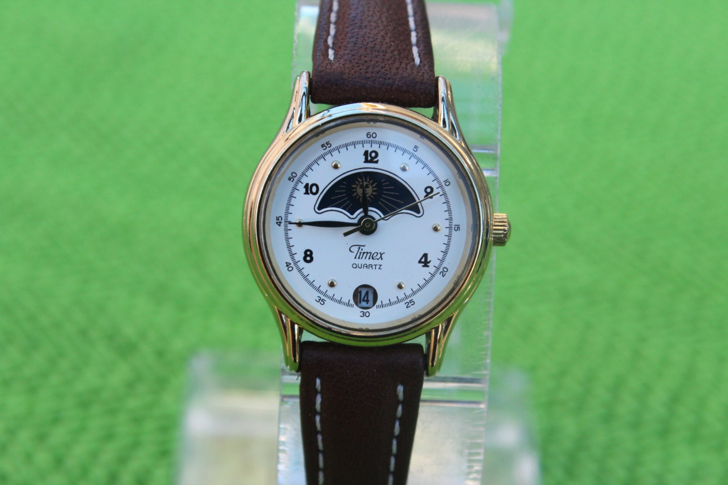 timex women's moonphase watch