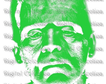 Frankenstein Halloween Monster. Frankenstein PNG. Halloween PNG. Halloween Monster Print. Frankenstein Image. Frankenstein Picture No. 0078a