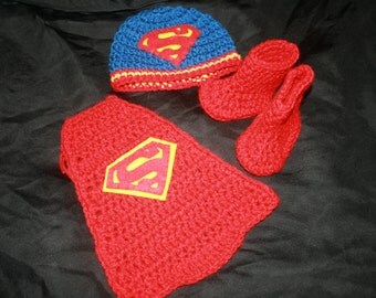Popular items for crochet superman on Etsy