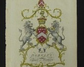 Jacobs English Peerage Rare Coat of Arms Earl of Berkley 1766 - 1769