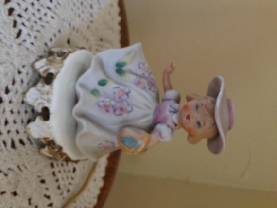 Vintage Little Girl Lamp Made By Underwriters Laboratories