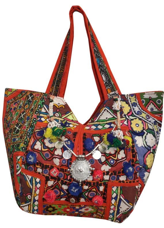 Banjara Bag Patchwork Boho bag Vintage tote bag by Manthancreation