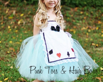 Alice in wonderland tutu dress- Alice in wonderland costume- Alice in wonderland Dress