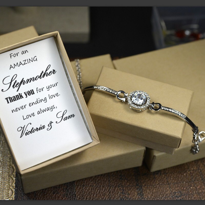 Gift for stepmother Mother of the Groom &brideSolitaire