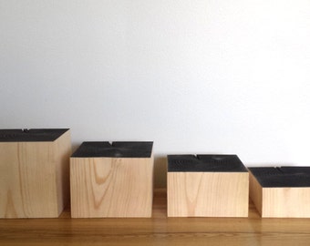 Wood Risers, Wood Display Risers, Wood Jewelry Risers, Wood pedestals, Wood Display Pedestals, Wood Display Stand, Wood Blocks 120
