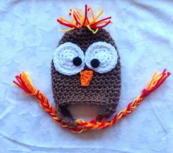 Baby Boy Crochet Turkey Hat. Newborn by ChildishDreams on Etsy