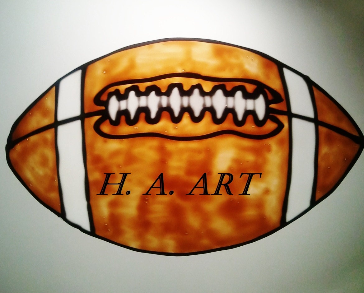 Football Sports Window Clings Decals by HAWindowArtAndCrafts