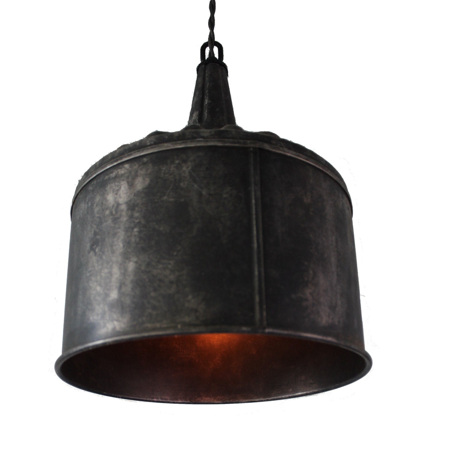 Galvanized Pendant Light