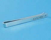 Allons-y Tie Bar - Hand Stamped Dr Who Gift Il_170x135