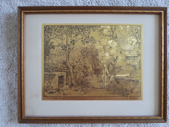 Vintage Lionel Barrymore two lithographs by SignatureSales