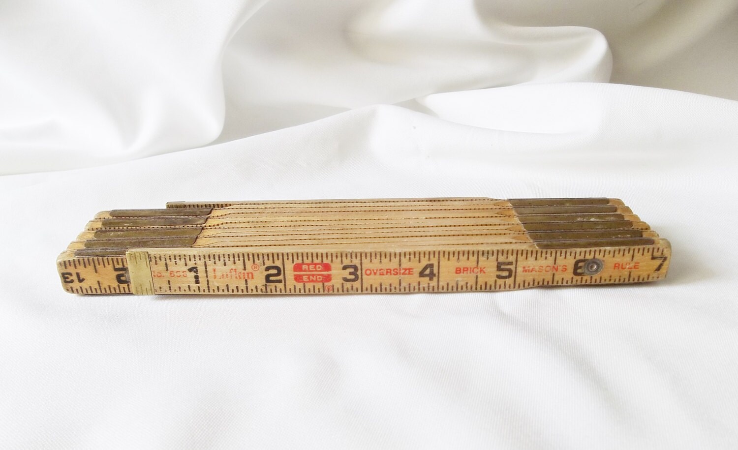 Lufkin Folding Brick Mason's Ruler Industrial Tools Wooden Ruler from