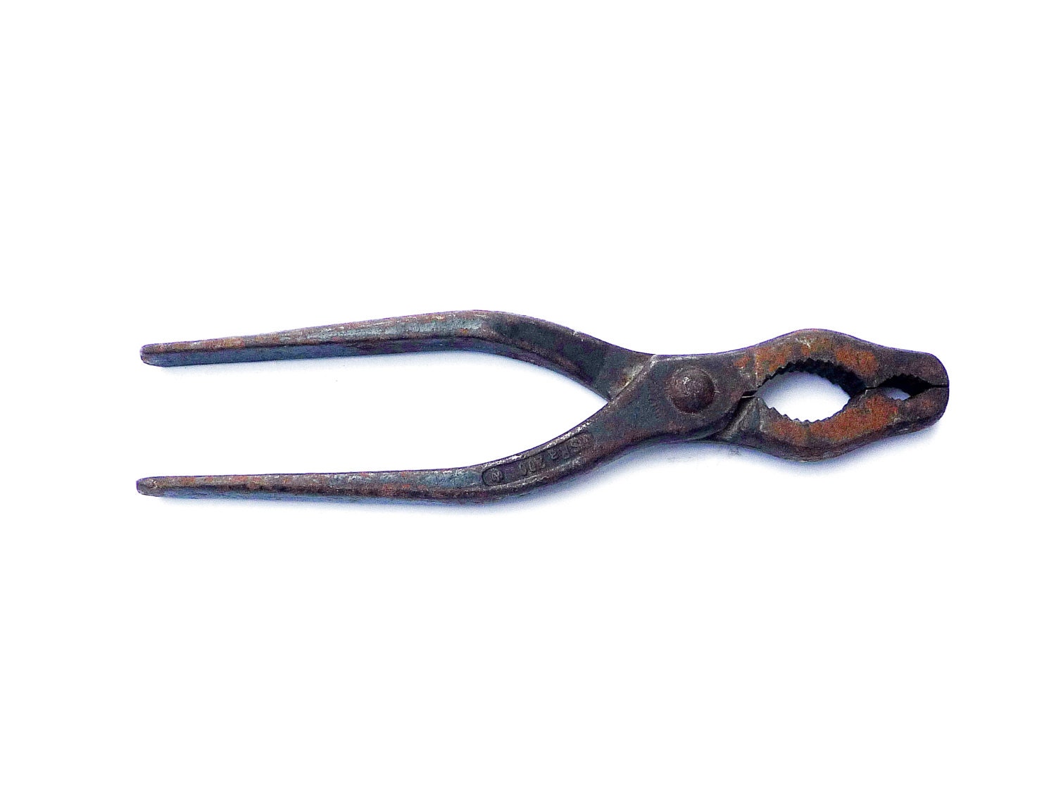 Vintage Iron Old Pliers. Antique vintage tools Rusty vintage