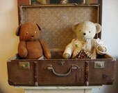 Antique Teddy Bear / Brown Bear Plush Russian Teddy rare collectible Soviet vintage 50s