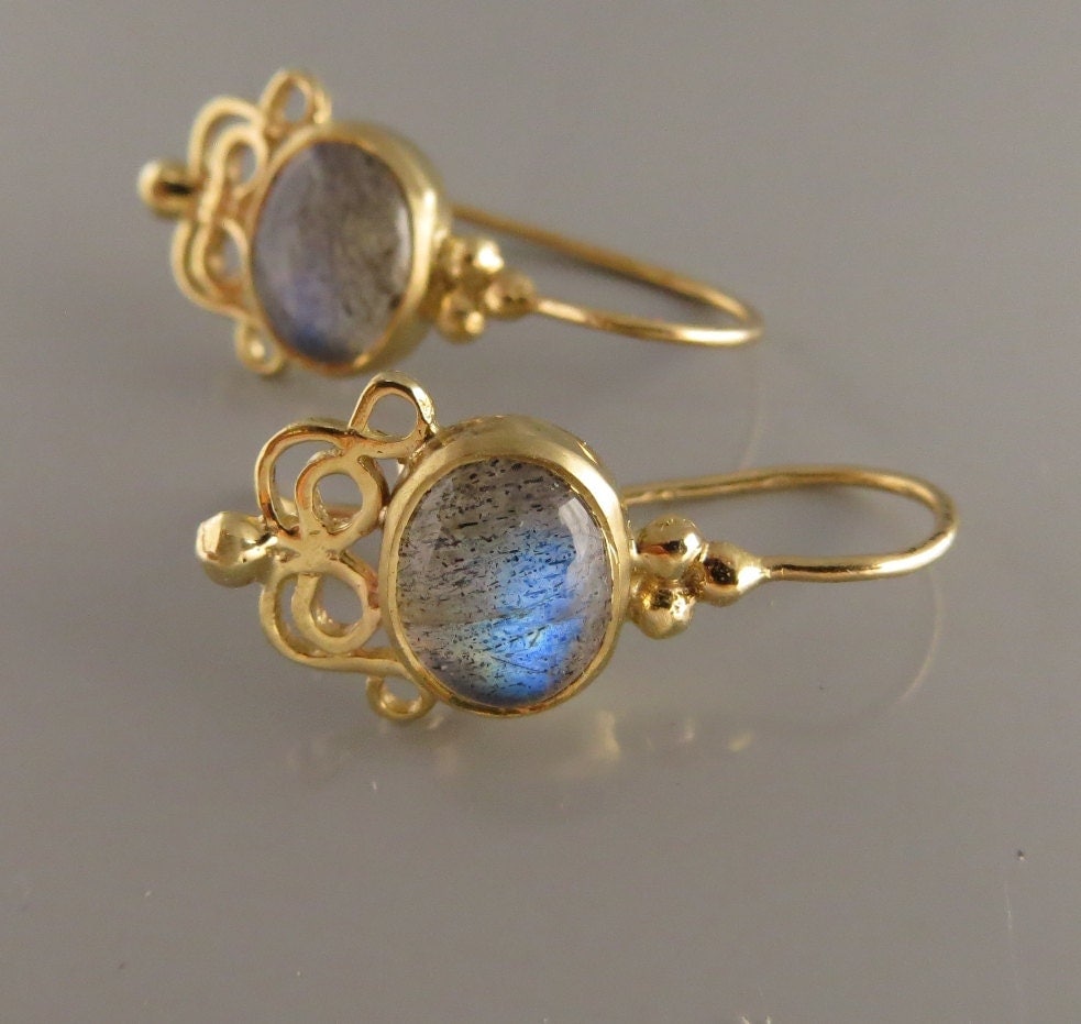 Fine Jewelry earring 14k Gold Gemstone Earrings 14 K Gold