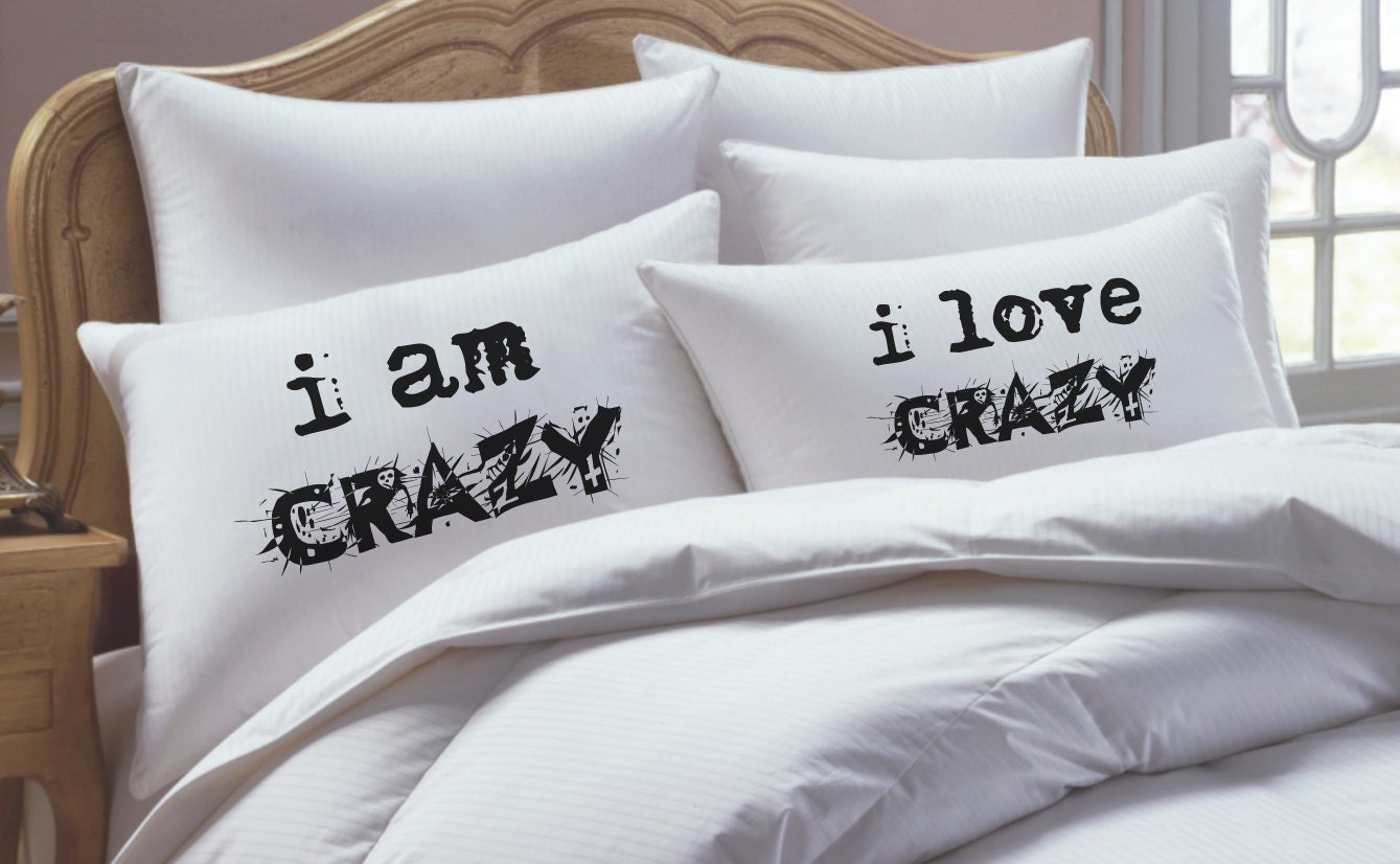 Couples Gift Pillowcase Set his hers pillowcase set mr mrs