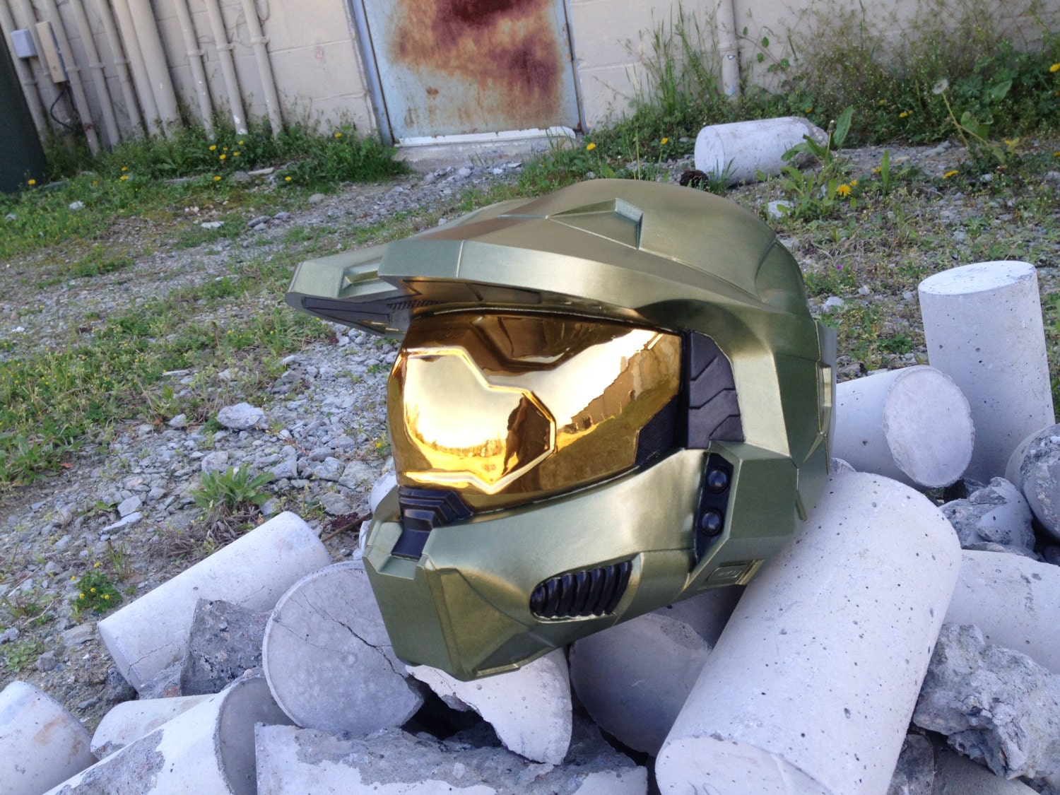 Halo 3 Mark VI Master Chief helmet raw cast