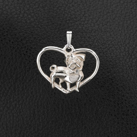 sterling silver pug charm sterling silver pug pendant w 18 sterling by donnapizarrodesigns sterling silver pug charm sterling silver pug pendant w 18 sterling by donnapizarrodesigns