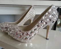 Popular items for sparkly bridal shoes on Etsy