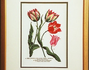 Tryon Tulipa Tulips Cross Stitch PDF Chart