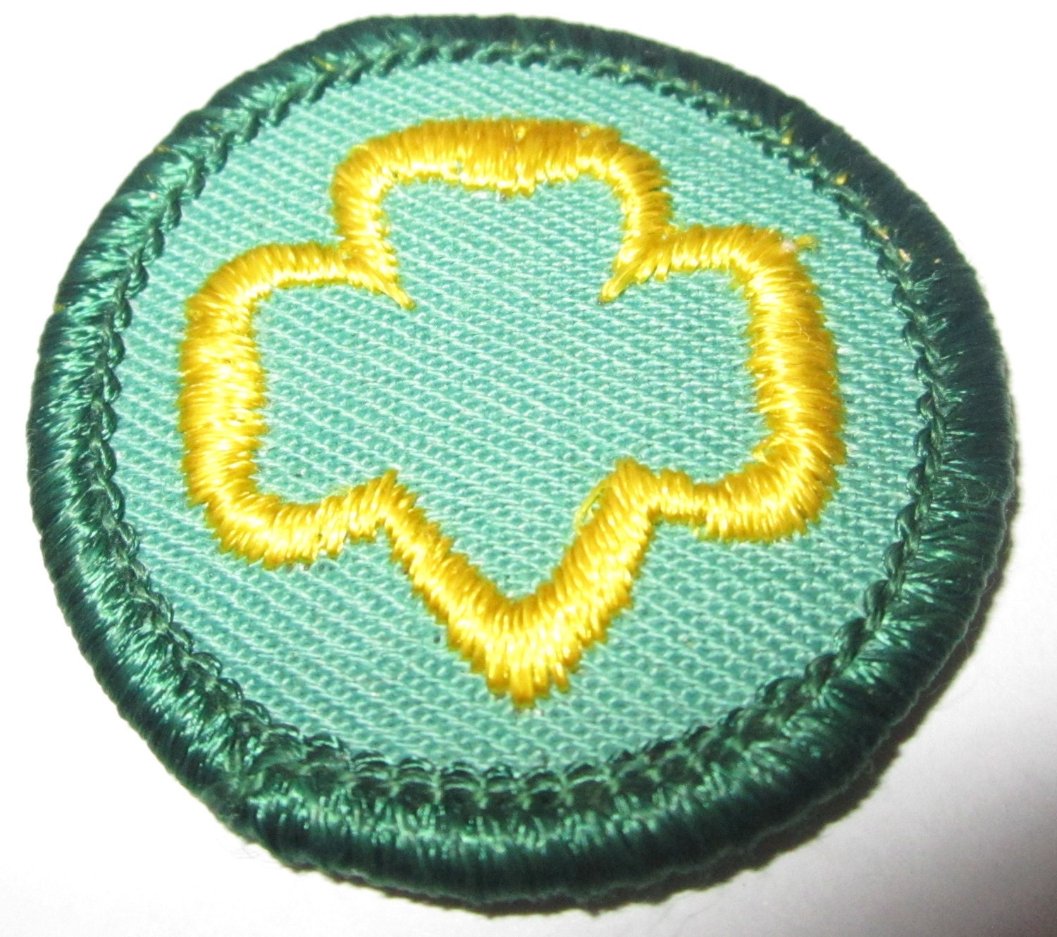 Vintage Junior Girl Scout Badge My Trefoil circa