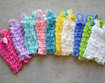 SUMMER SALE Petti Lace Romper- Baby Girl Romper- Lace Romper-Newborn Outfit- Baby Romper- Lace Romper- First Birthday Outfit
