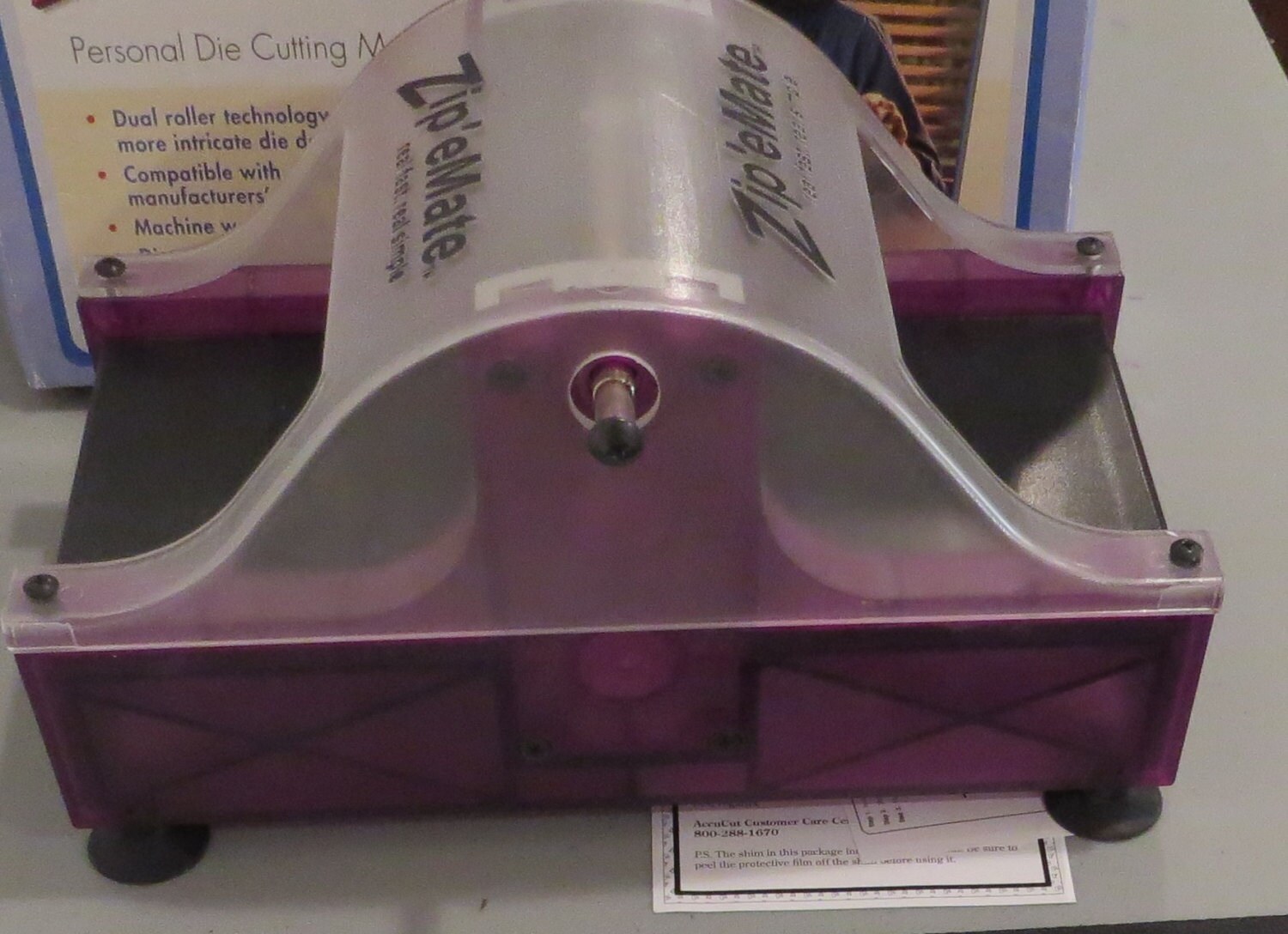 Die Cutting MachineAccucut Zip E Mate Used Once Compatible