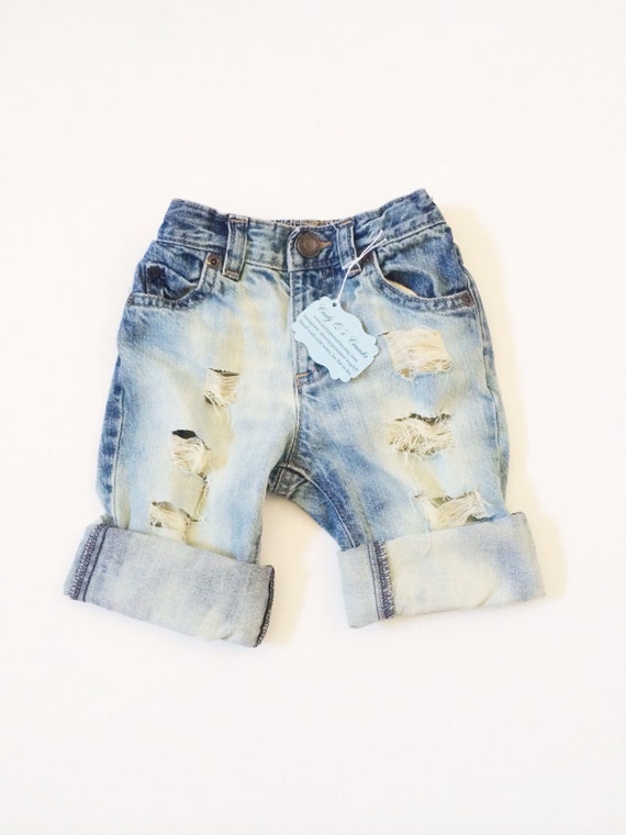 The Any Time Shorts Baby Denim Jeans Baby Jean by CurlyQsCounter