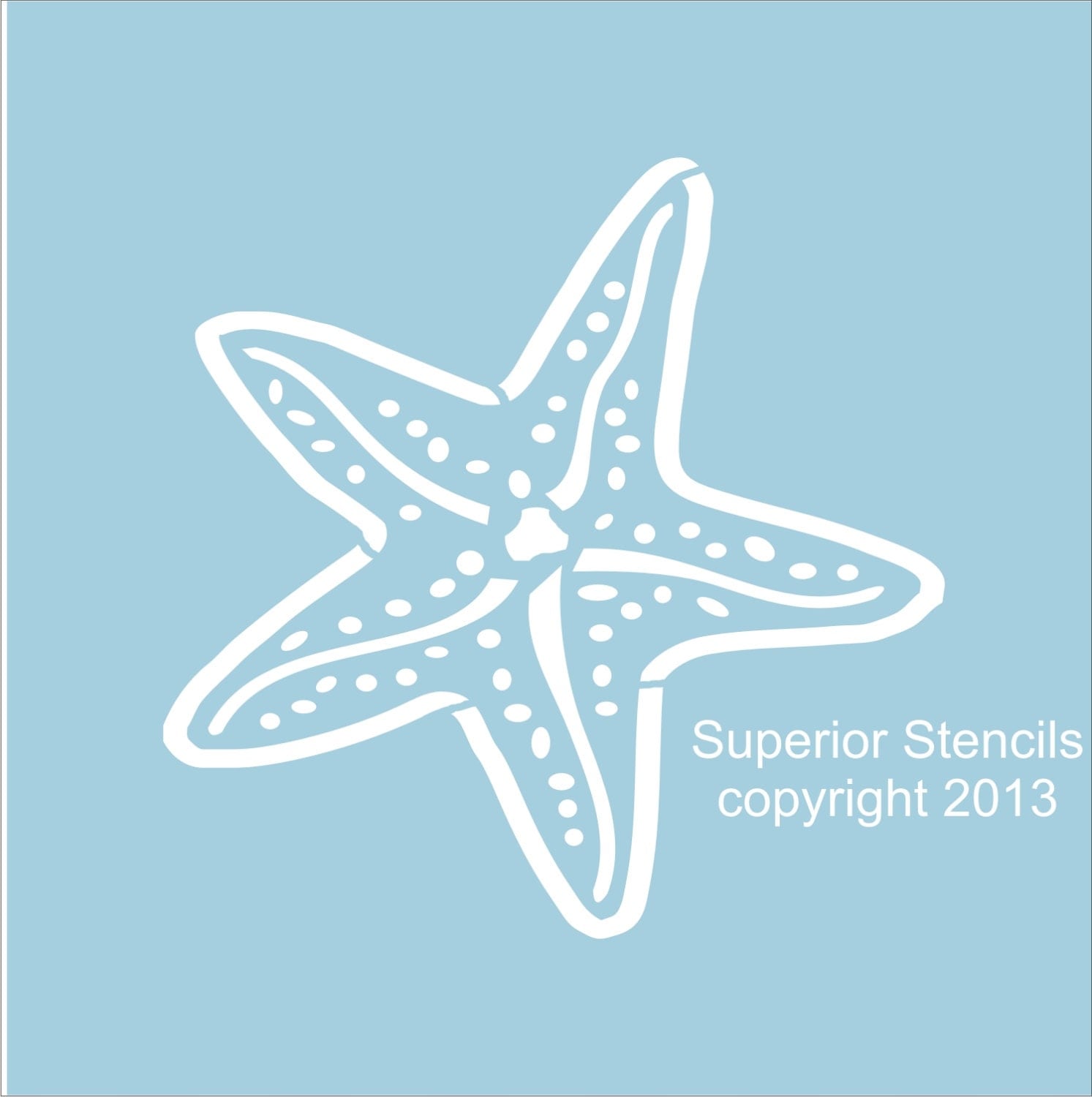 beach stencils starfish stencil design 2 extra large