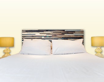 Queen Headboard Color Lath Reclaimed Wood
