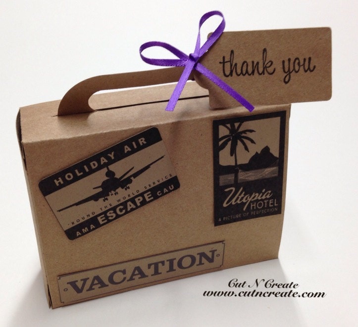Suitcase Favor Boxes Suitcase Boxes Suitcase Favors