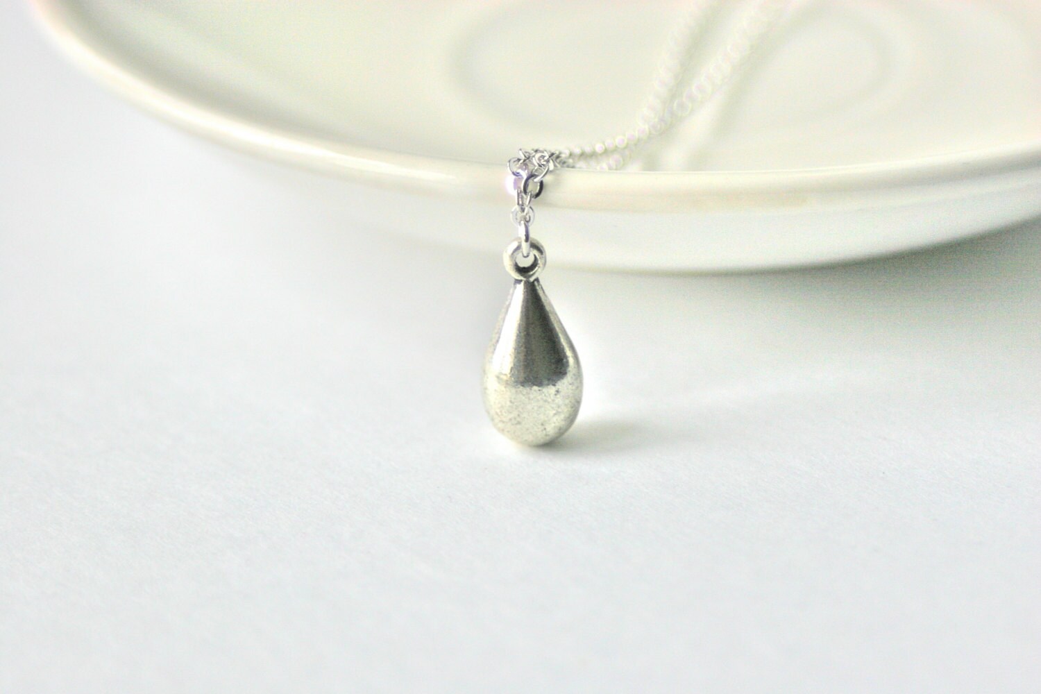 Silver Drop Necklace By Carruthersjewelry On Etsy 2501