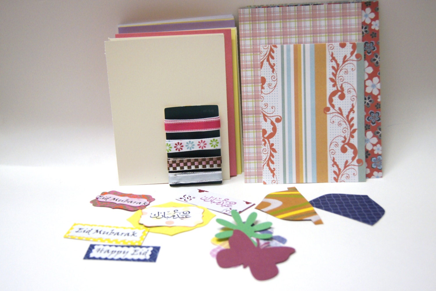 Eid Card Making Kit DIY greeting cards makes 5 cards with