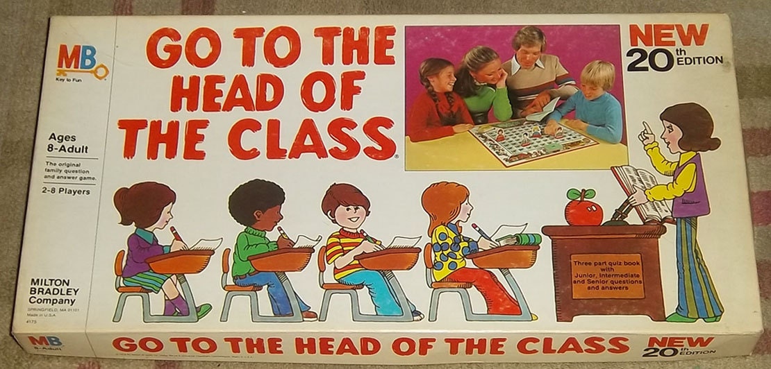 Go to the Head of the Class 1978 board game Complete Very Good