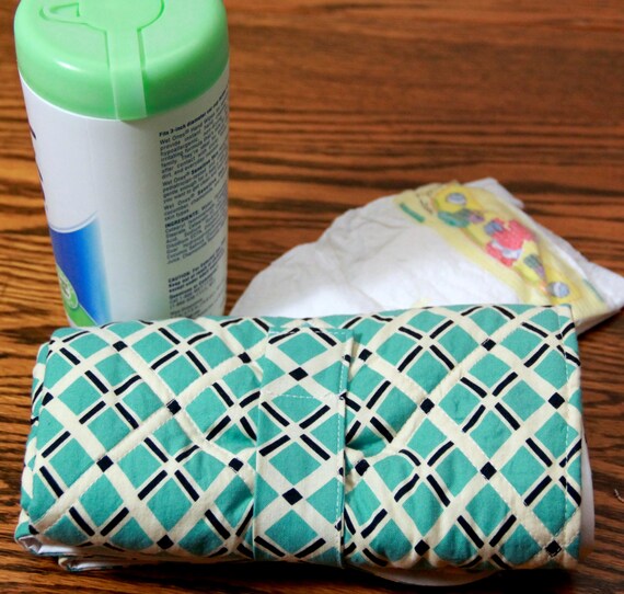 Quilted Machine Washable Diaper Changing Pad with by StitchedKidz