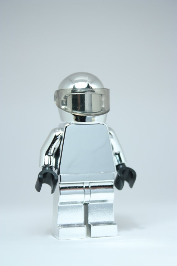 LEGO Silver Chromed Top Gear STIG