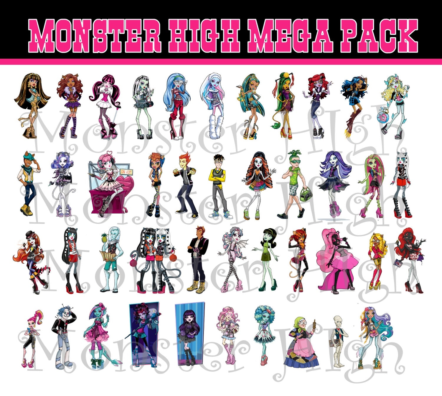 Pics Of Monster High Characters Names. 