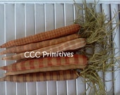 Primitive Carrots Bowl Filler - Country Carrots - Primitive Handmade Carrots - Primitive Spring Carrots - Homespun Handcrafted Carrots