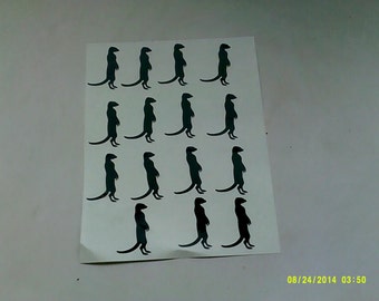 Meerkat stickers boys girls children