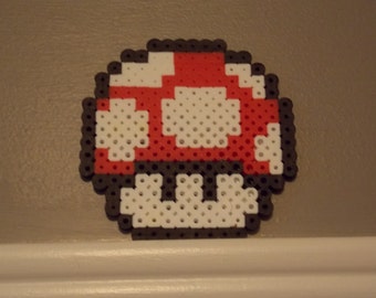 Mario Bros - Mushroom (Perler Bead)