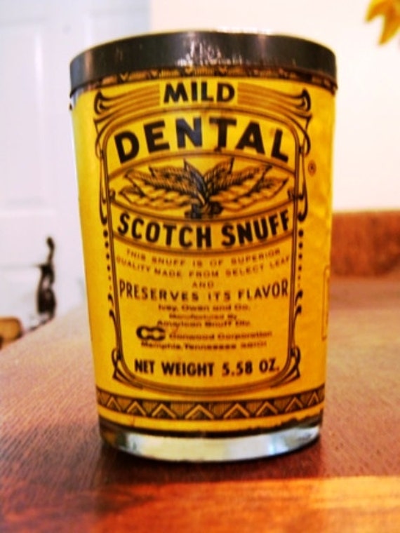 Antique Ivey Owen & Co. Dental Scotch Snuff American Snuff