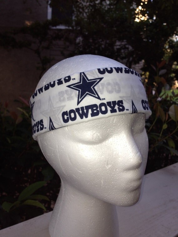 NFL Football Fabric Headband Dallas Cowboys by HippieHeadz