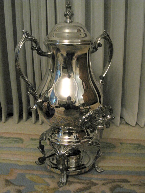 Vintage F.B. Rogers LARGE Silver Plated Coffee Urn with