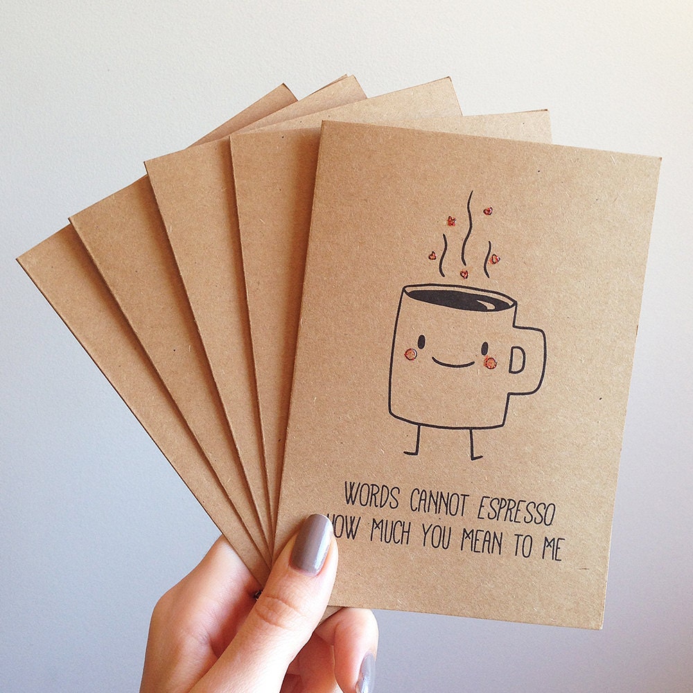 Ti Amo Valentines Day Card Pack // Quirky Cute Love Funny