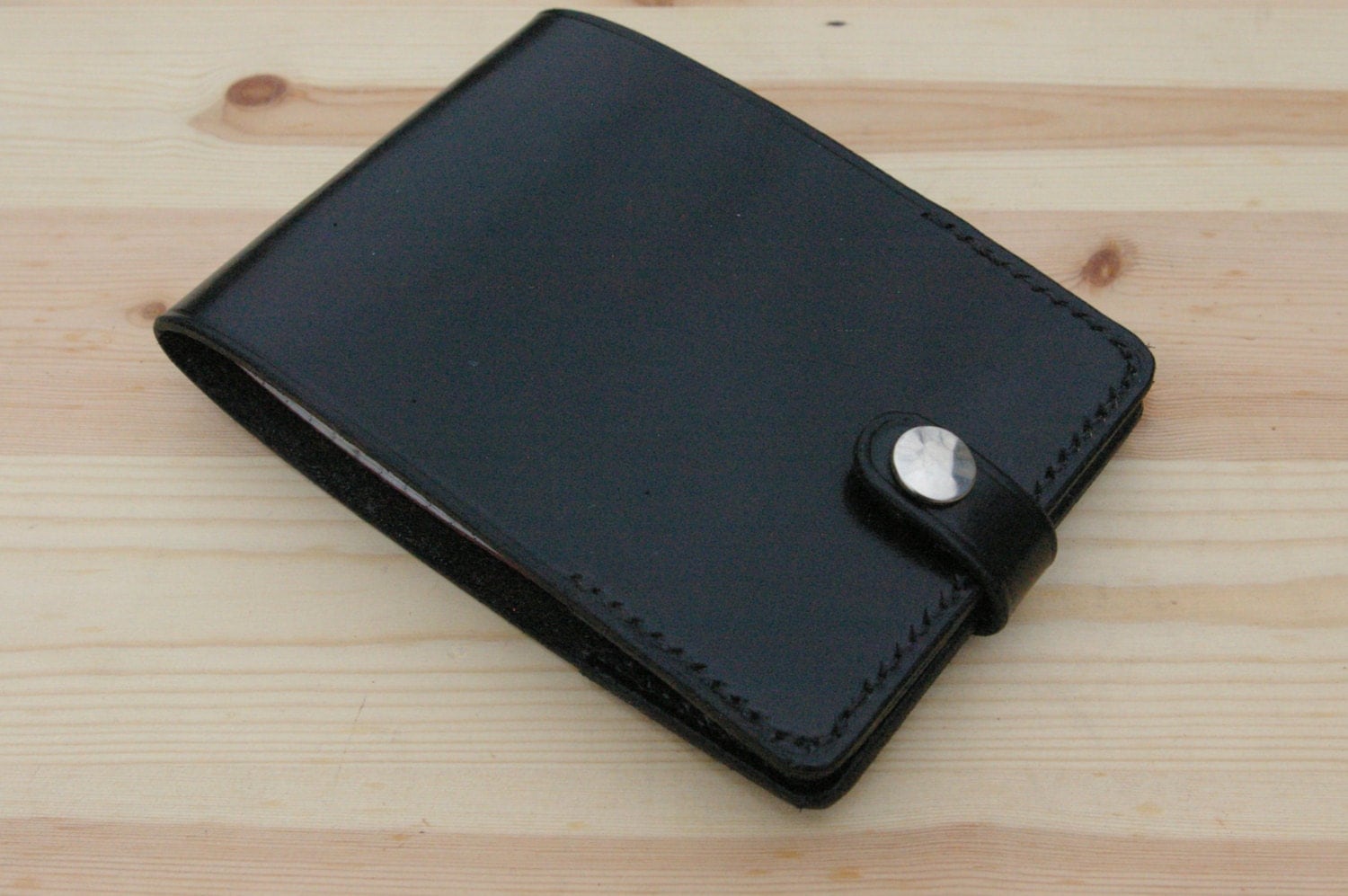 Police Pocket Notebook Holder Top Opening by JimBarrettLeather