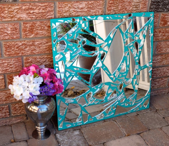 SALE Broken Mirror Home Decoration Decor Centrepiece