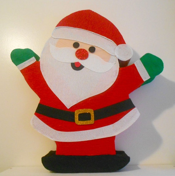 Items similar to Christmas Pinata. Santa Claus Christmas party