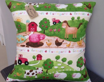 Prestigious childrens farmyard animals 16" cushion cover