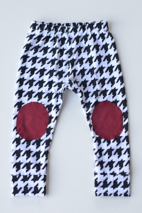 Items similar to University of Alabama Baby Leggings with Knee Patch or ...