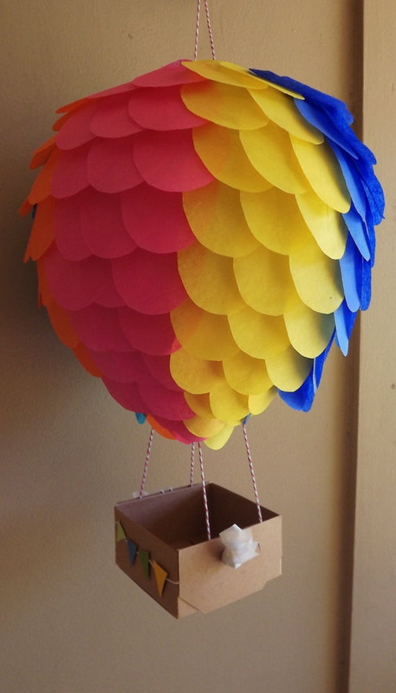 Vertical Rainbow Hot Air Balloon-Hot air balloon Party-Rainbow