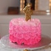 Gold Glitter Number One Candle- First Birthday-Glam and Sparkle- Birthday Party Decor- Wedding Anniversaries- Celebrations-Bling